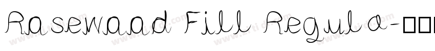 Rosewood Fill Regula字体转换